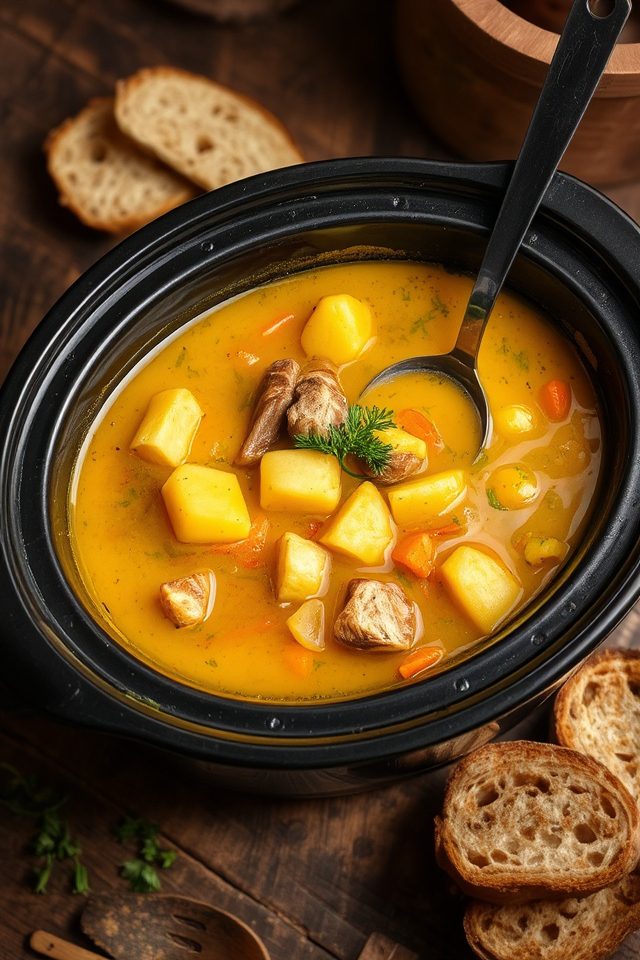 comforting slow cooked stew
