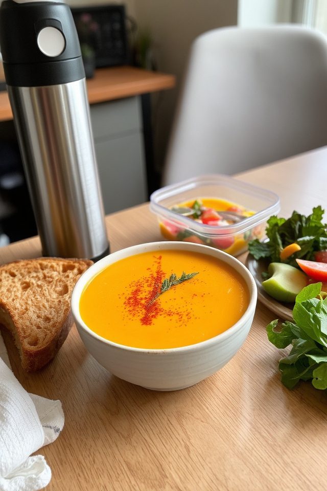 comforting work lunch soups