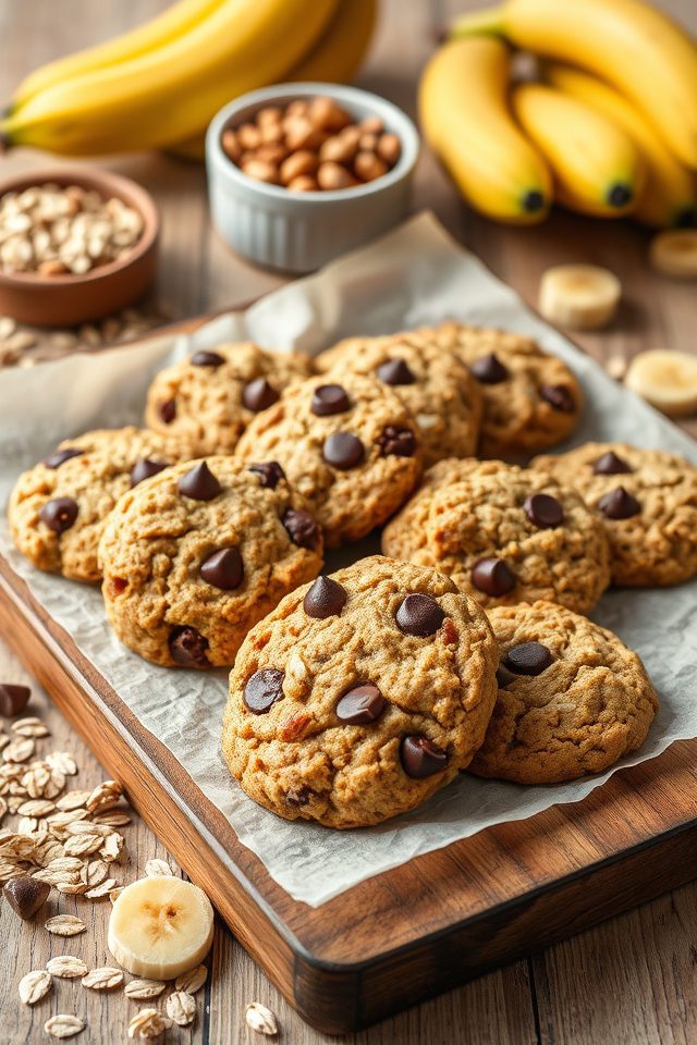 cookies made with bananas