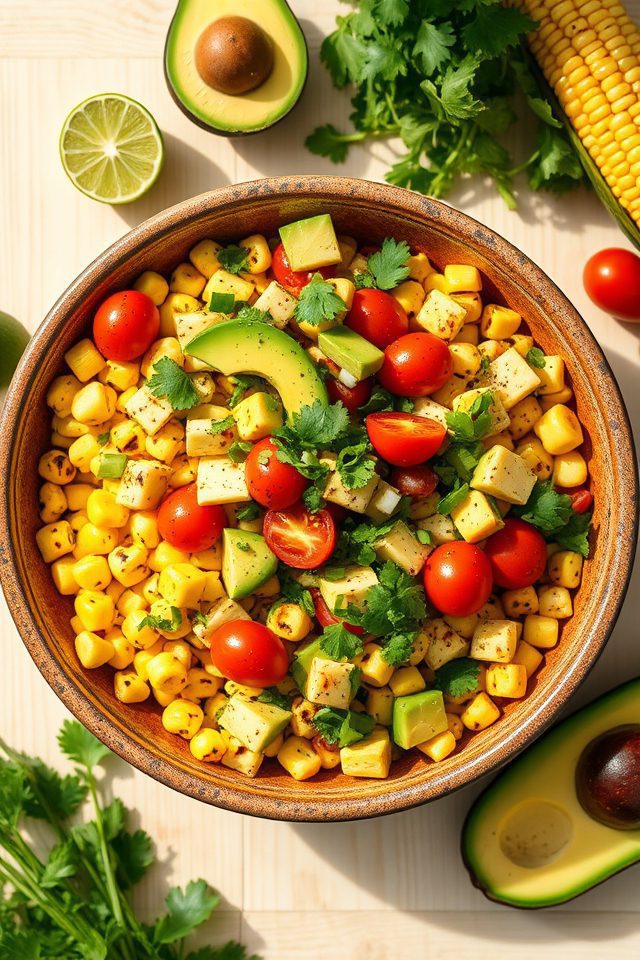 corn avocado salad recipe