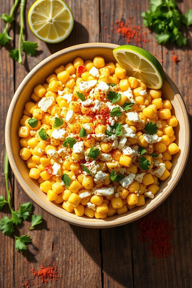 corn lime chili cheese