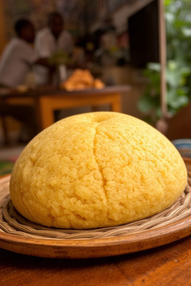 cornmeal staple food dish