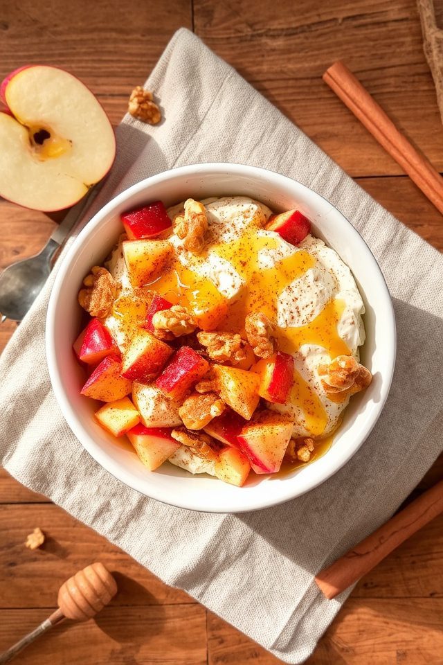 cottage cheese apple cinnamon