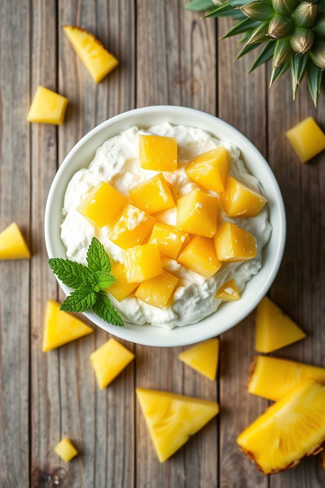 cottage cheese pineapple combination