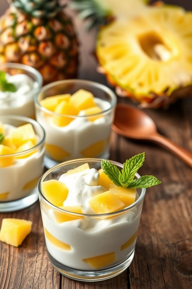 cottage cheese pineapple snack