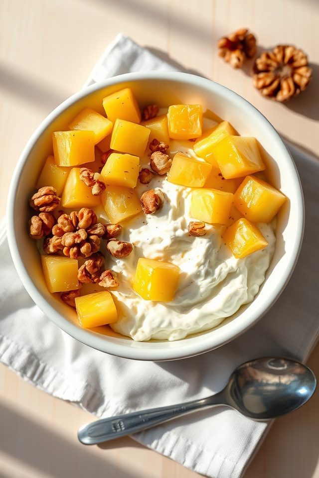 cottage cheese pineapple walnuts