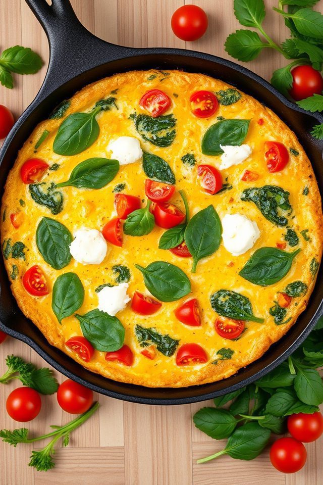 cottage cheese vegetable frittata