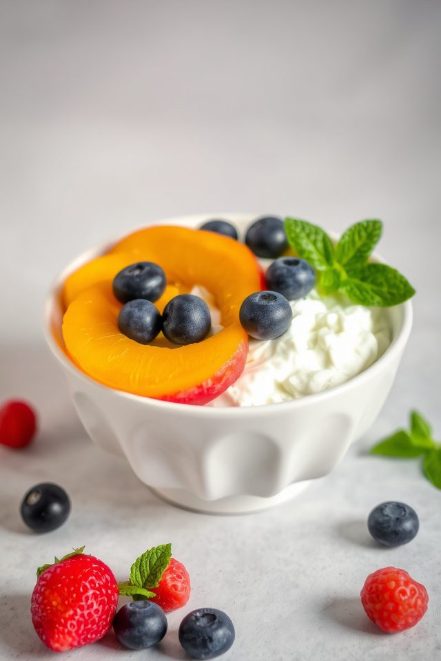 cottage cheese with fruit