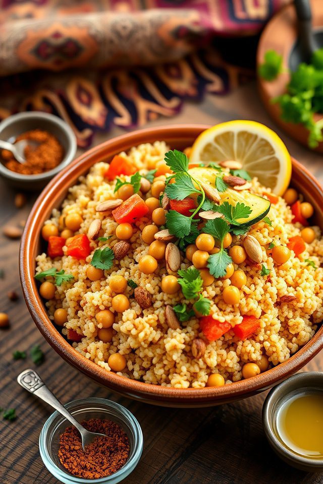 couscous with moroccan spices