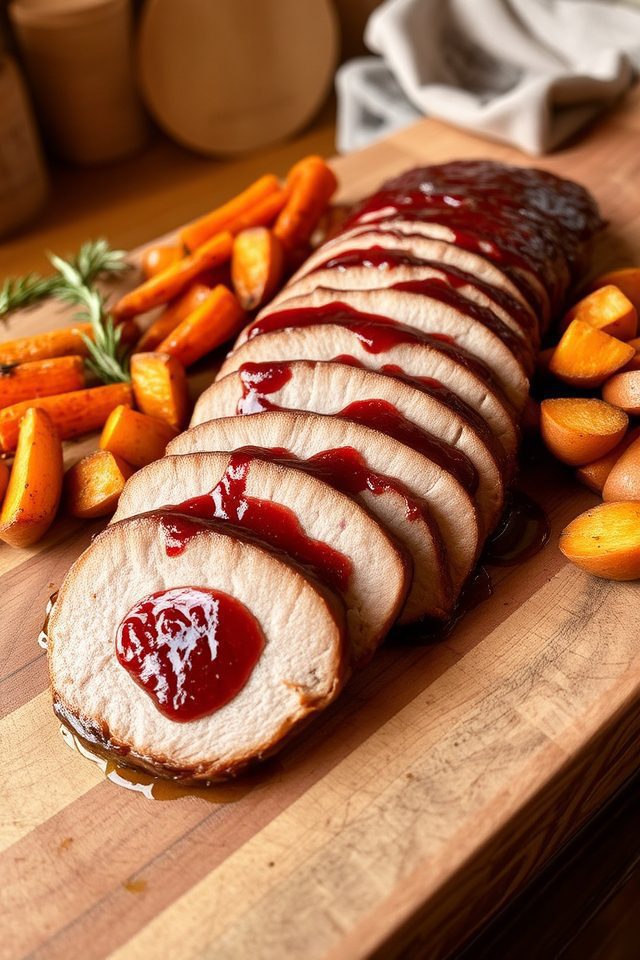 cranberry glazed pork tenderloin