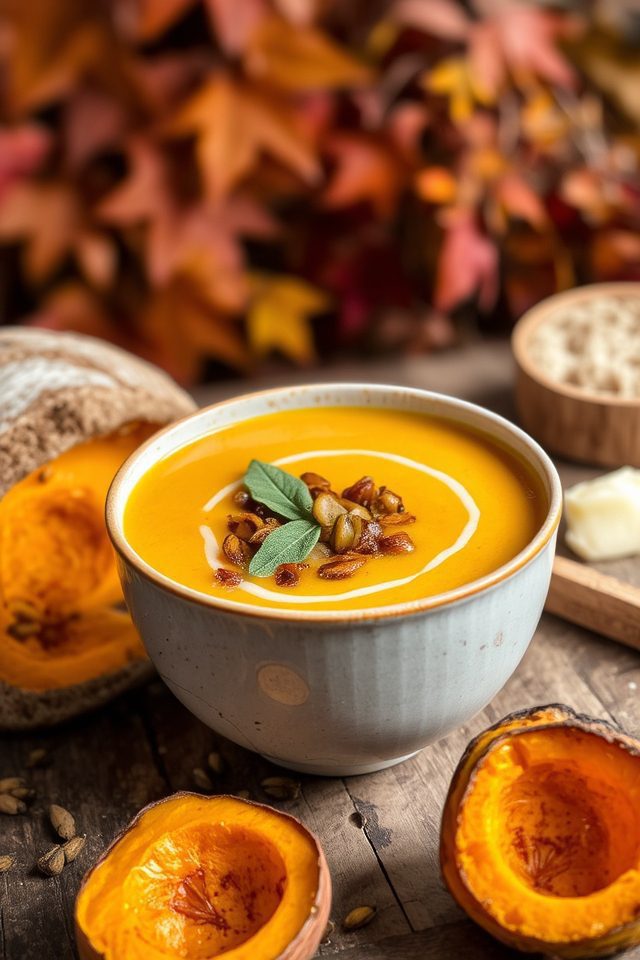 creamy autumn squash soup