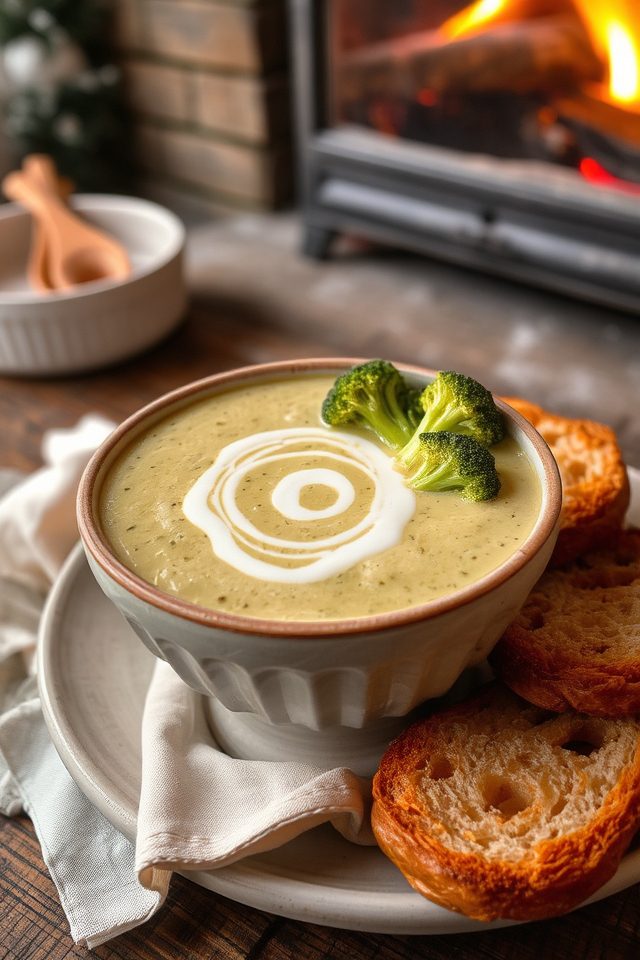 creamy broccoli delight soup