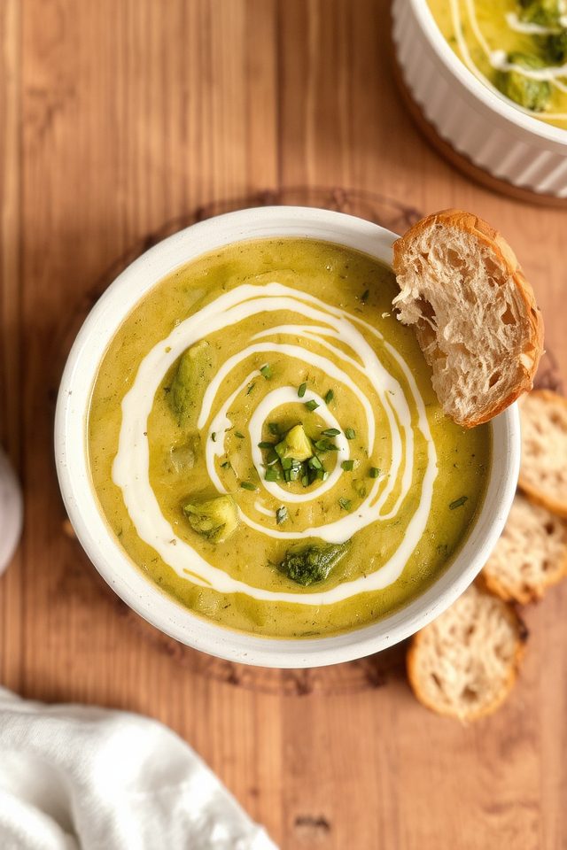 creamy broccoli potato soup