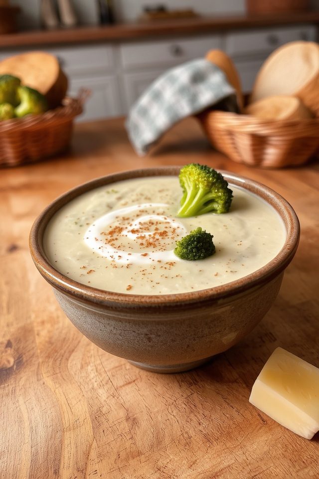 creamy broccoli potato soup