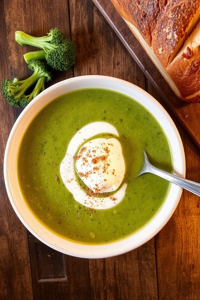 creamy broccoli soup delight