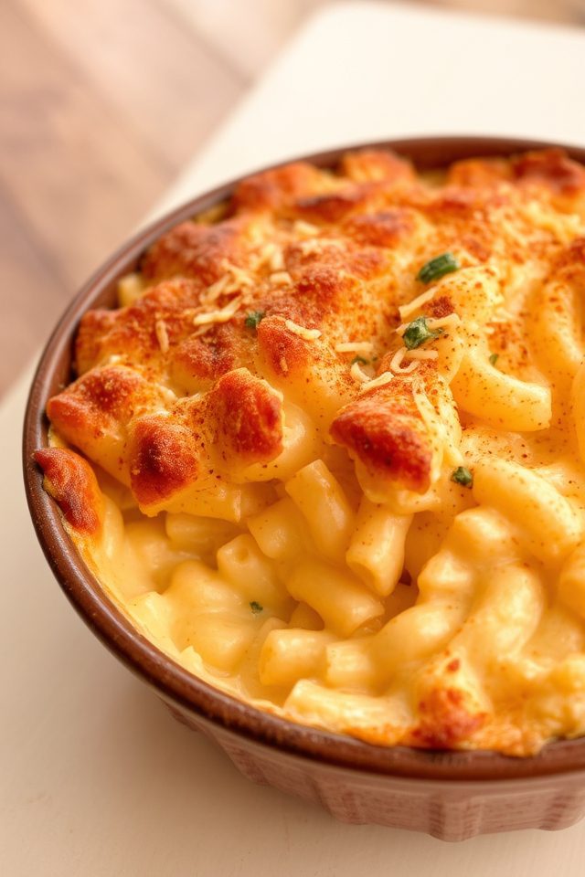 creamy cheesy pasta dish