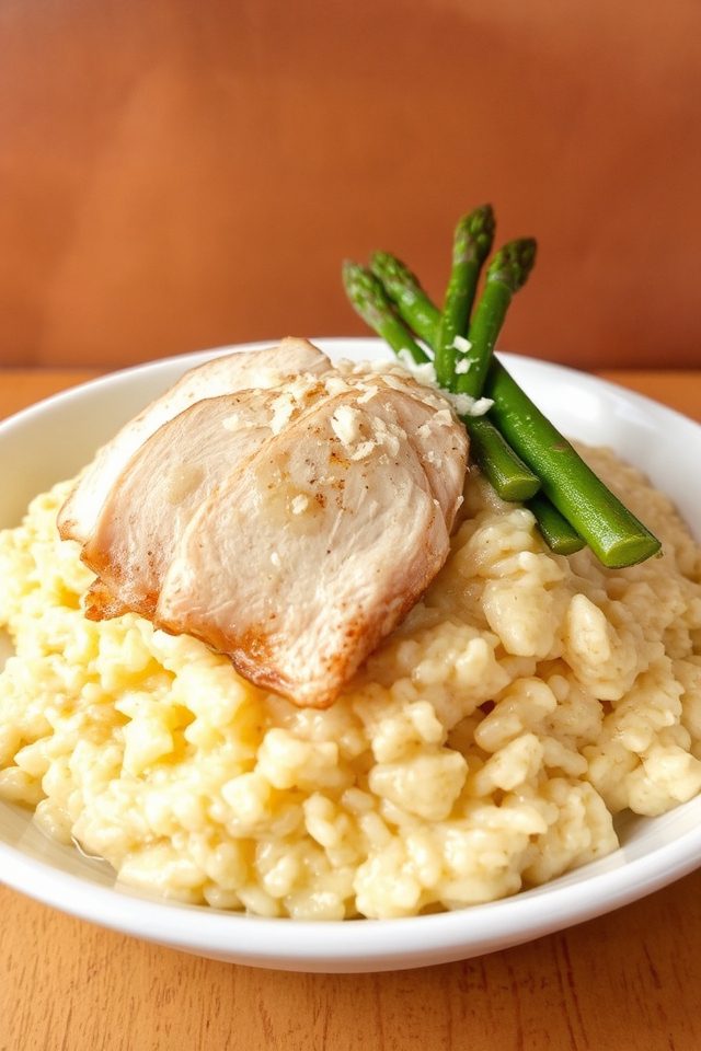 creamy chicken and asparagus