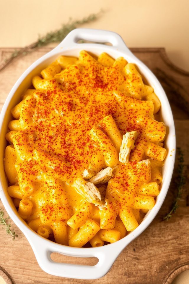 creamy chicken mac delight