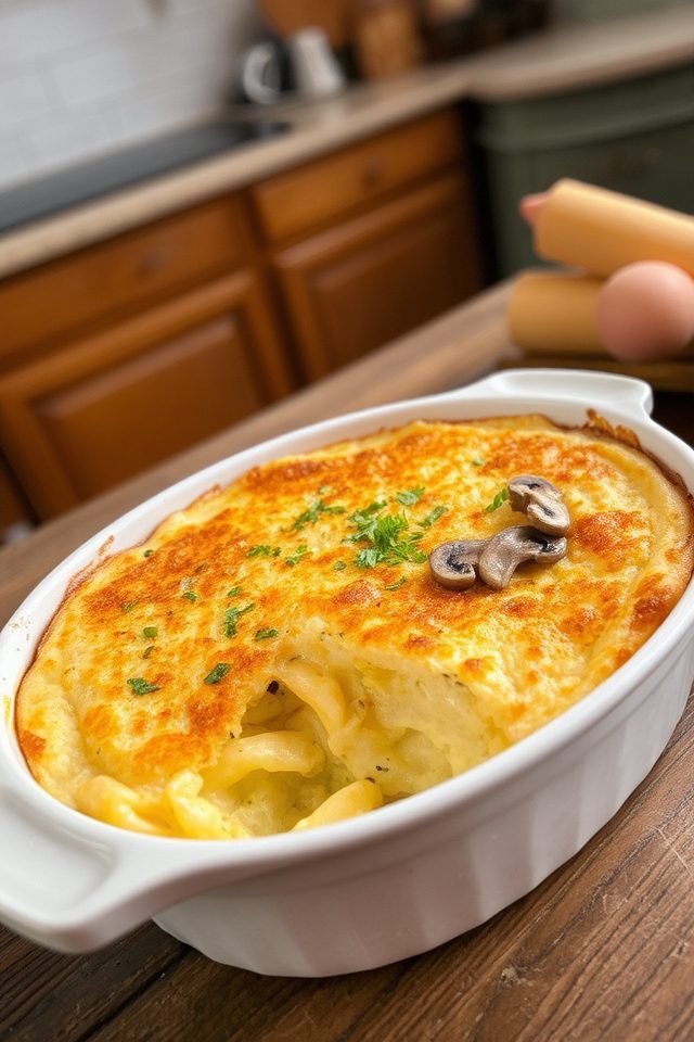 creamy chicken noodle casserole
