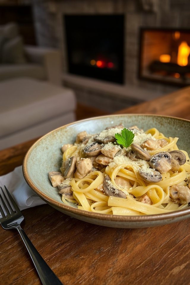 creamy chicken pasta dish