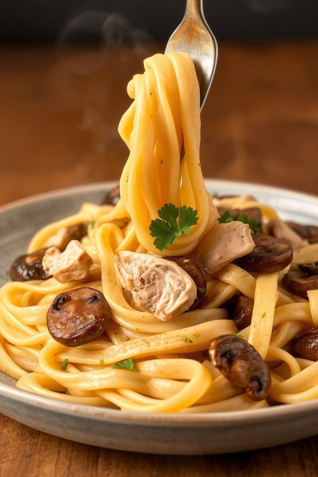 creamy chicken pasta dish