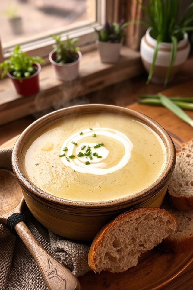 creamy comforting potato soup
