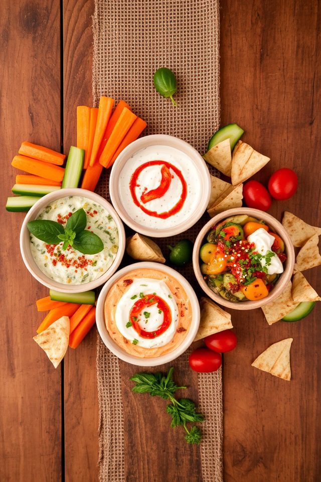 creamy dips with kewpie