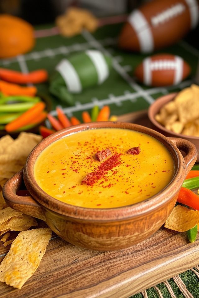 creamy football party dip