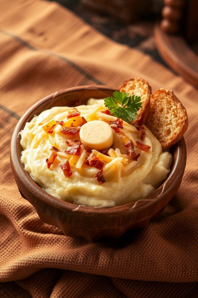creamy garlic mashed potatoes