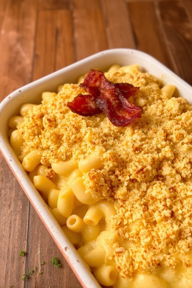 creamy homemade mac cheese