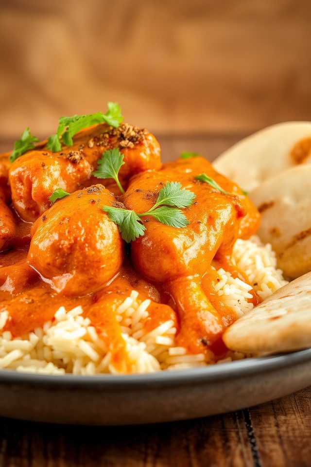 creamy indian inspired dish