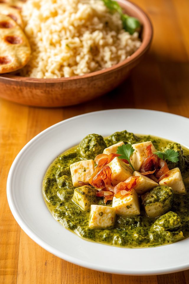 creamy indian spinach sauce