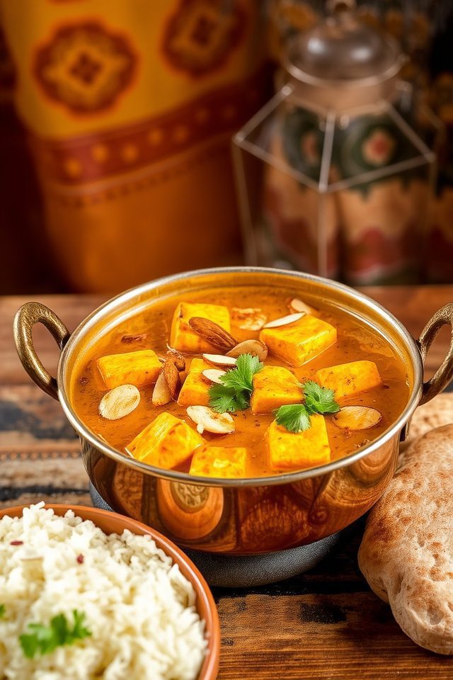 creamy indian tofu curry
