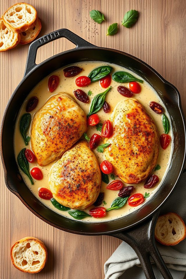 creamy italian chicken dish