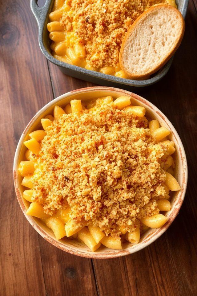 creamy macaroni cheese dish
