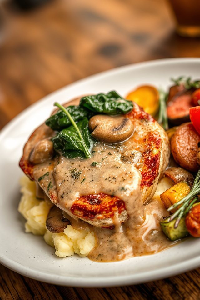 creamy pork chop sauce