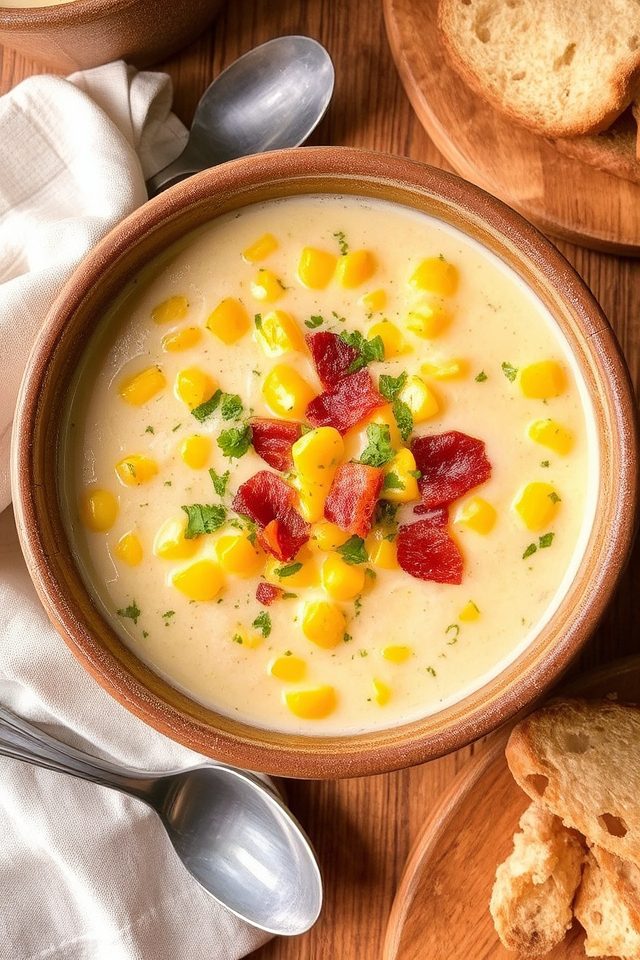 creamy potato corn chowder