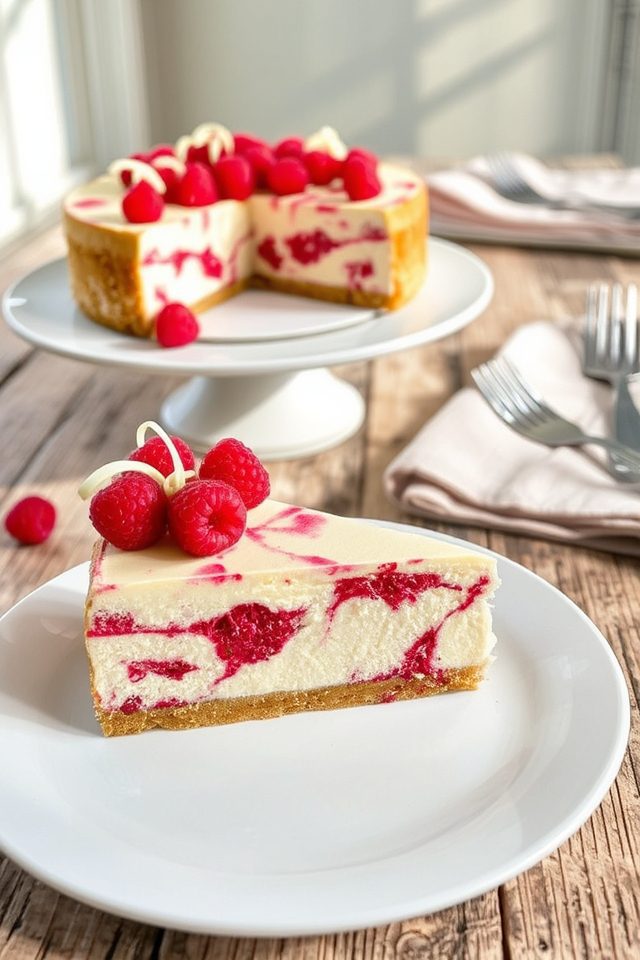 creamy raspberry chocolate swirl