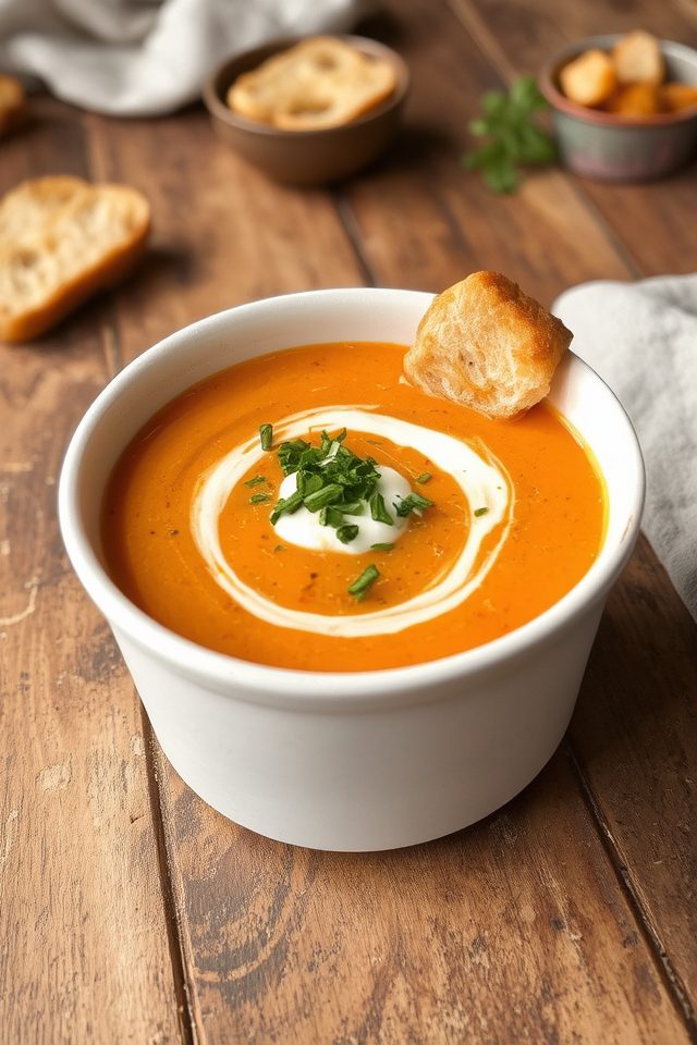 creamy roasted tomato soup