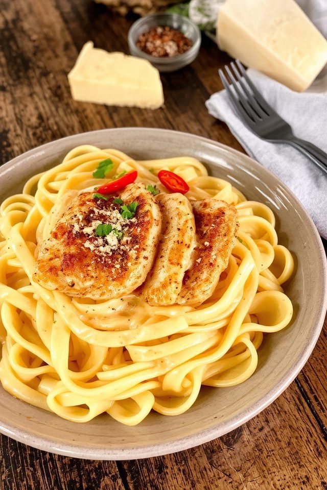 creamy spicy cajun alfredo