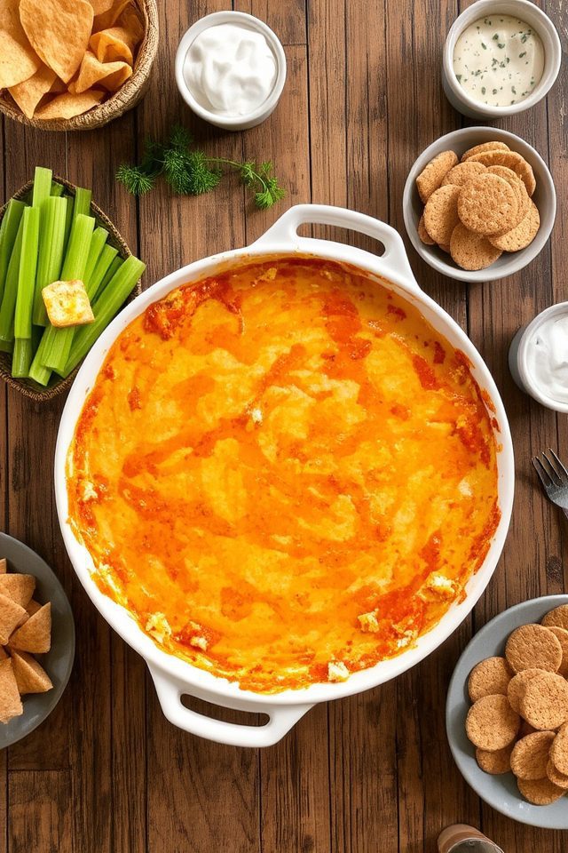 creamy spicy chicken dip