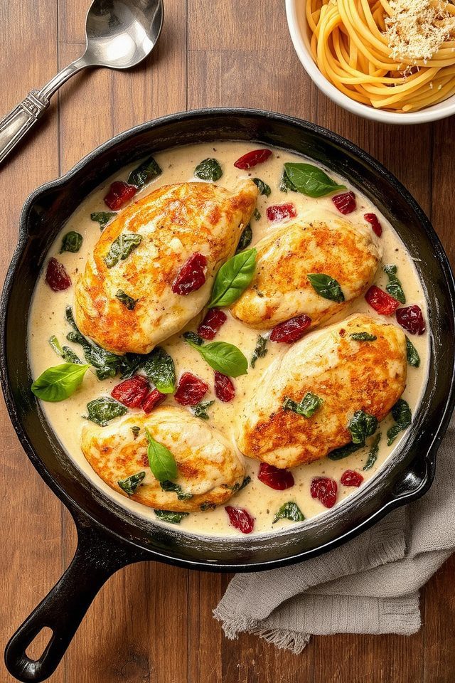 creamy sun dried tomato chicken