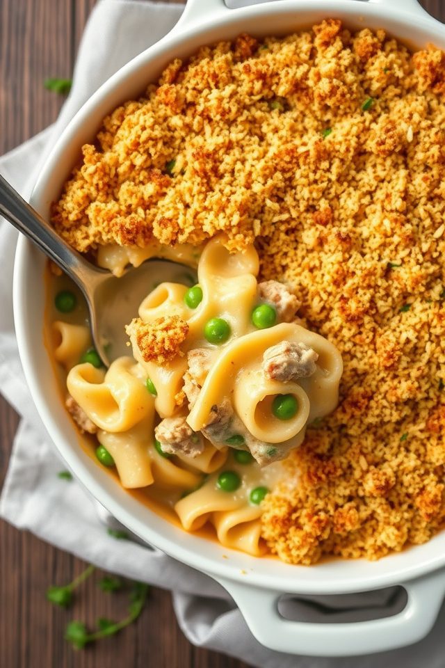 creamy tuna pasta casserole