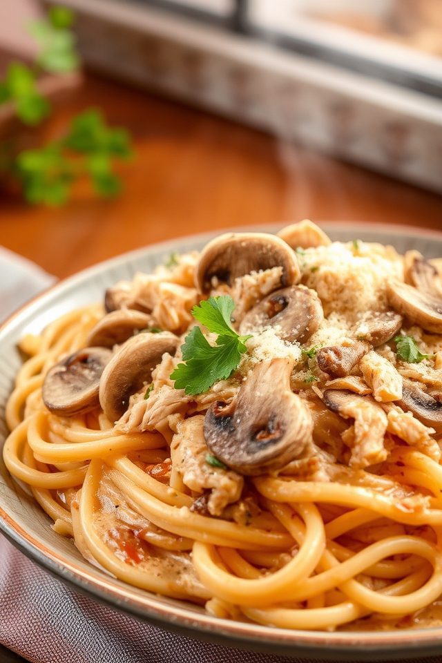 creamy turkey pasta dish