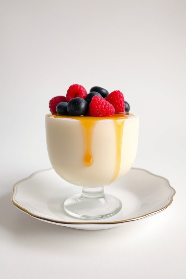 creamy vanilla chilled dessert