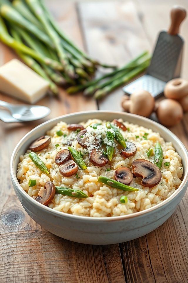 creamy vegetable rice dish