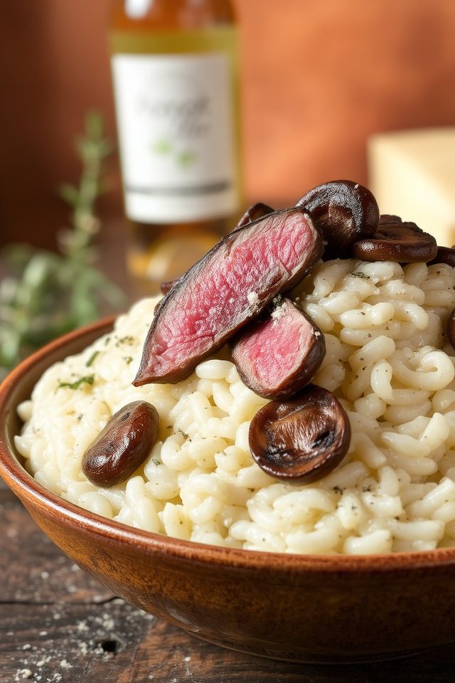 creamy venison italian dish