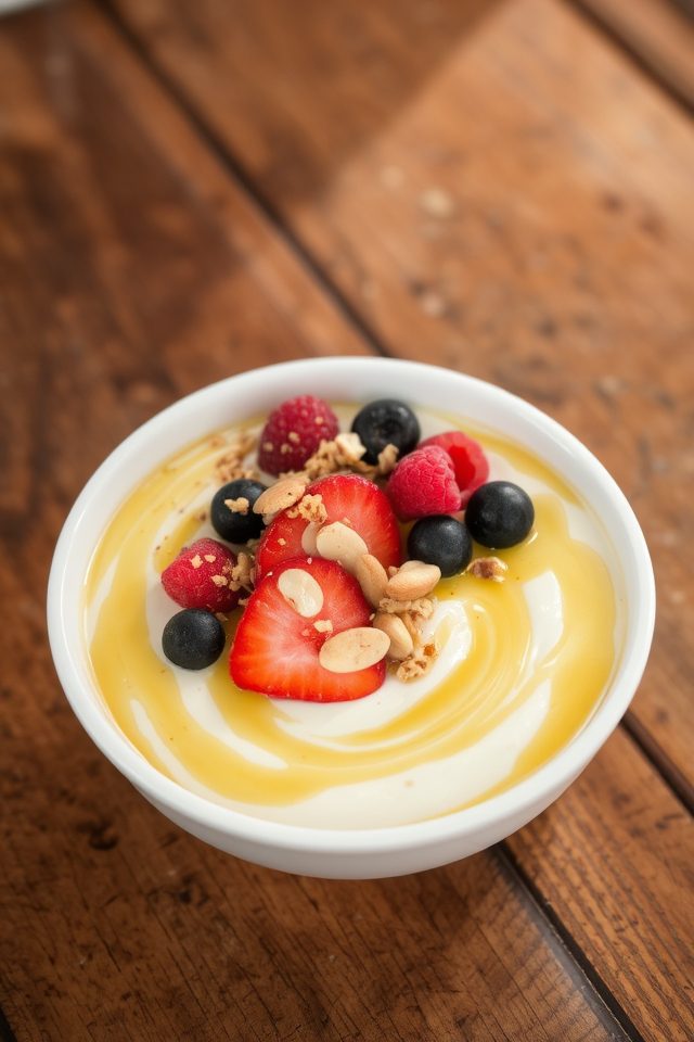 creamy yogurt quick breakfast