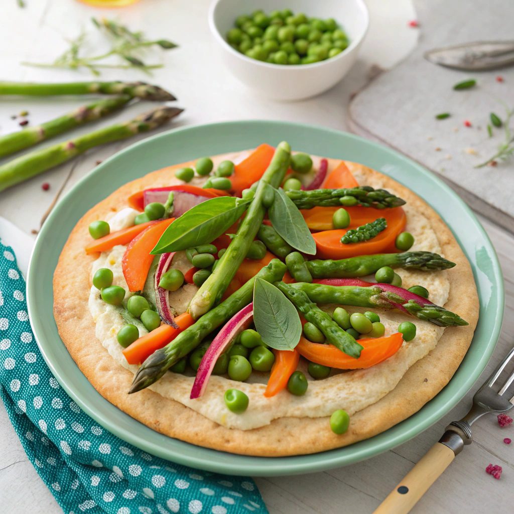 Spring Vegetable Flatbread Recipe!