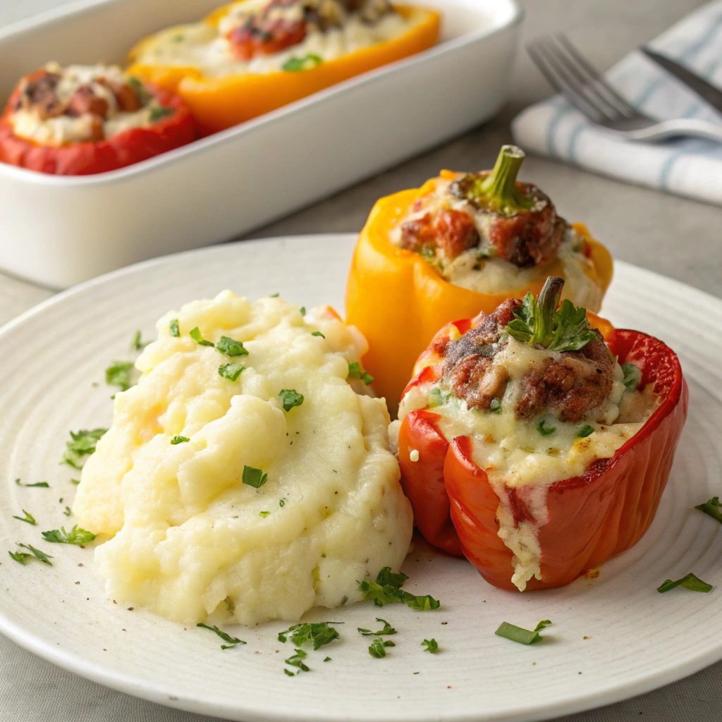 Stuffed Peppers With Mashed Potatoes Recipe